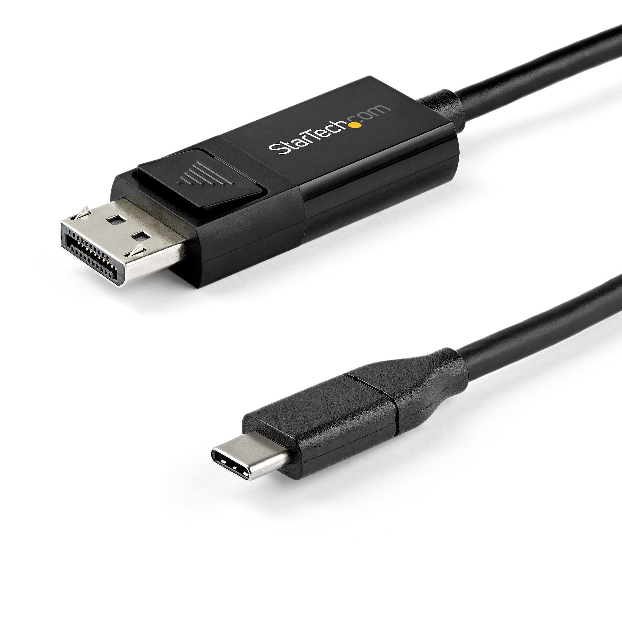 StarTech 6ft/2m USB C to DisplayPort 1.4 Cable 8K 60Hz/4K, Bidirectional DP to USB-C or USB-C to DP Reversible Video Adapter Cable, HBR3/HDR/DSC, USB Type C/Thunderbolt 3 Monitor Cable - 8K USB-C to DP Cable - DisplayPort cable - USB-C (M) to DisplayPort