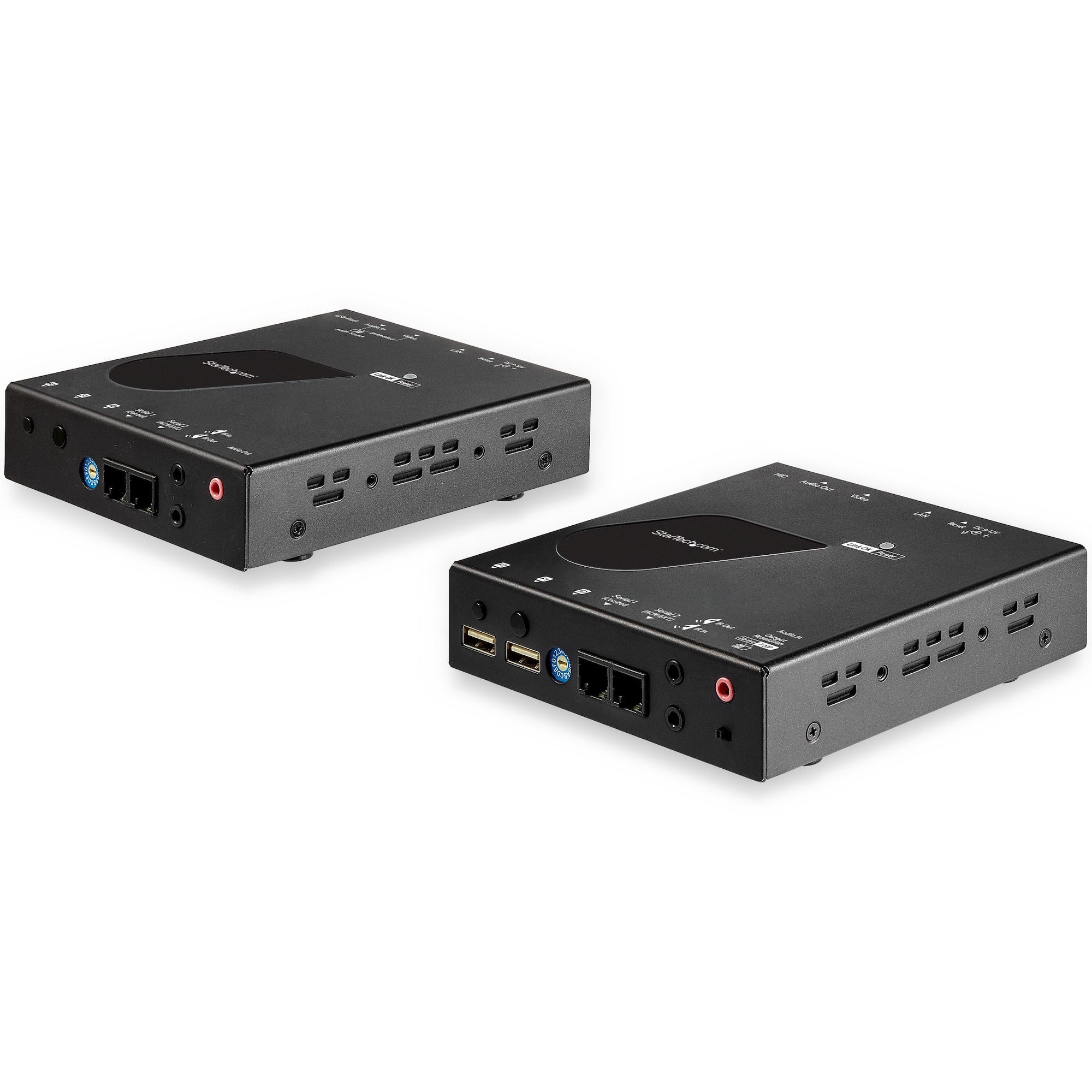 Startech HDMI KVM Extender over IP Network - 4K 30Hz HDMI and USB over IP LAN or Cat5e/Cat6 Ethernet (100m/330ft) - Remote KVM Console - Video/audio extender - HDMI - up to 100 km - TAA Compliant