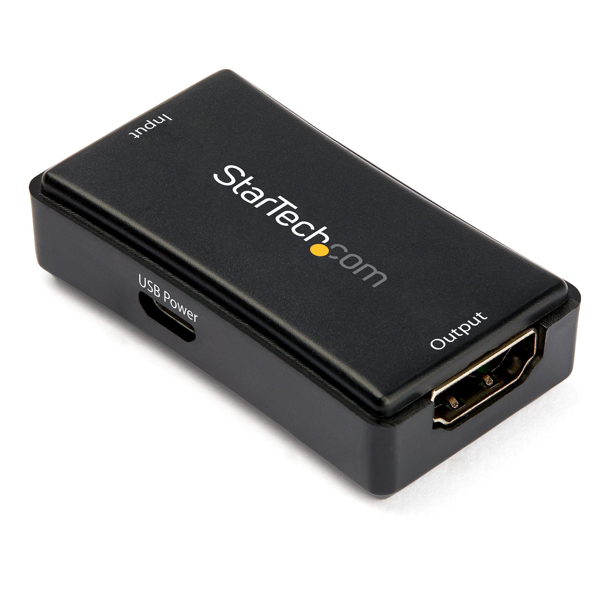 Startech 45ft / 14m HDMI Signal Booster - 4K 60Hz - USB Powered - HDMI Inline Repeater & Amplifier - 7.1 Audio Support (HDBOOST4K2) - Video/audio extender - HDMI - up to 14 m