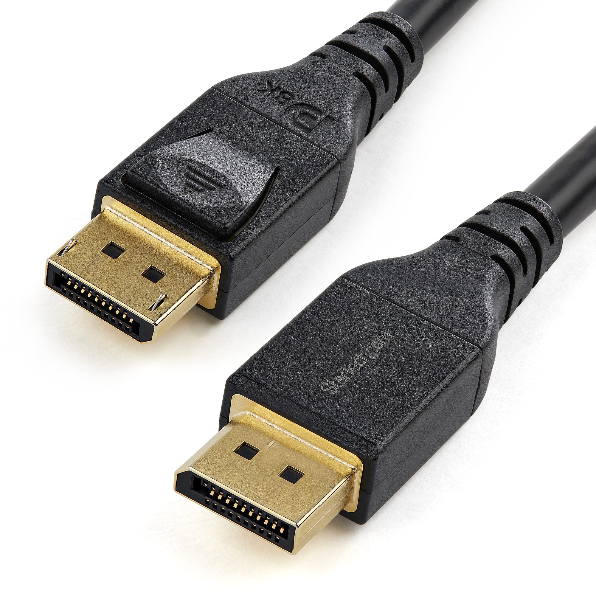StarTech 13ft/4m VESA Certified DisplayPort 1.4 Cable, 8K 60Hz HBR3 HDR, Super UHD DisplayPort to DisplayPort Monitor Cord, Ultra HD 4K 120Hz DP 1.4 Video Cable M/M DP Connectors - DP 1.4 Latching Cable - DisplayPort cable - DisplayPort (M) latched to Dis
