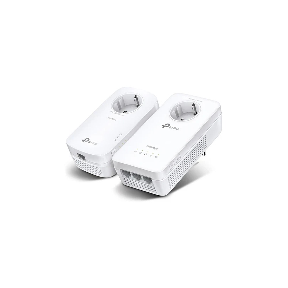 TP-Link TL-WPA8631P V4 - Powerline adapter 1GbE, HomePlug AV (HPAV), HomePlug AV (HPAV) 2.0, IEEE 1901 - Wi-Fi 5 - Dual Band - wall-pluggable