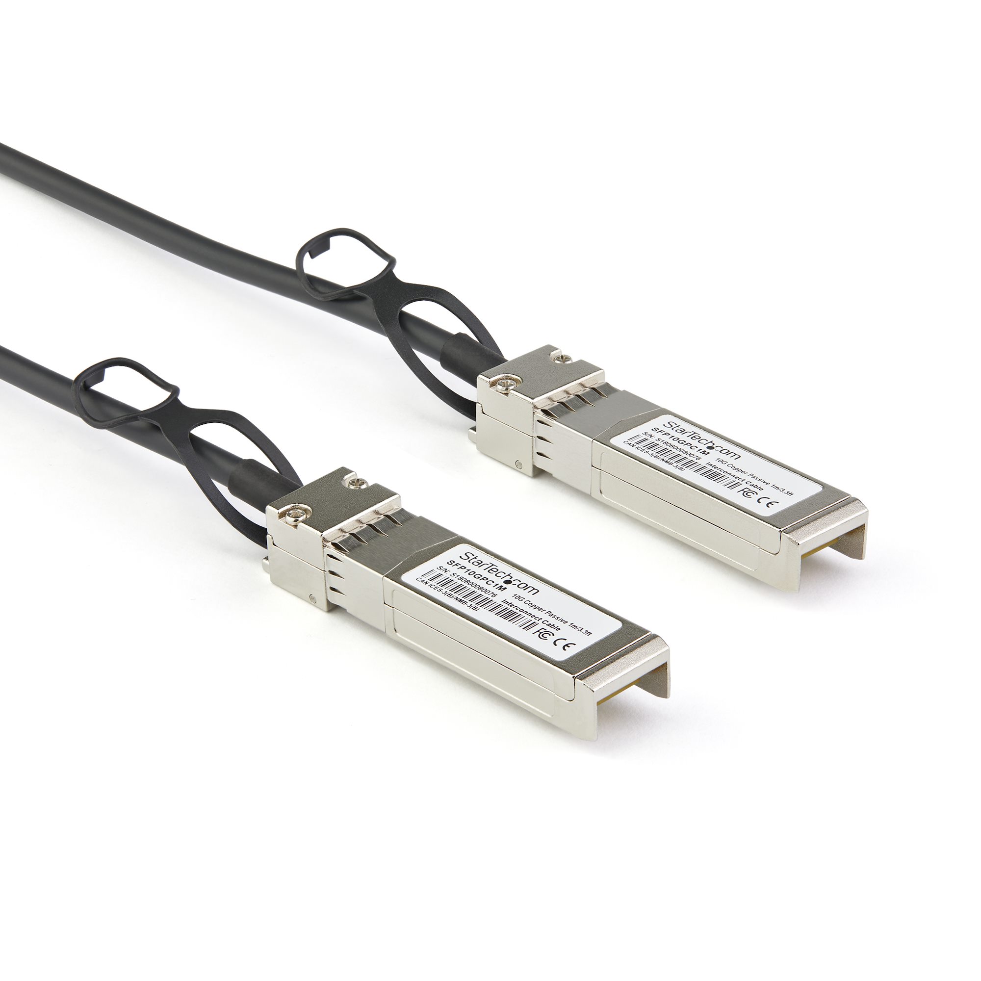 Startech Dell EMC DAC-SFP-10G-3M Compatible 3m 10G SFP+ to SFP+ Direct Attach Cable Twinax, 10GbE SFP+ Copper DAC 10 Gbps Low Power Passive Mini GBIC/Transceiver Module DAC, SFP Plus - Lifetime Warranty (DACSFP10G3M) - 10GBase direct attach cable - SFP+ (