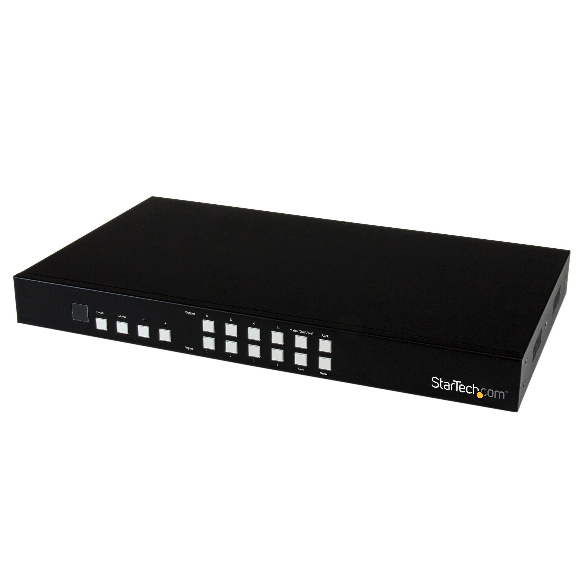 Startech 4x4 HDMI Matrix Switch with Picture-and-Picture Multiviewer or Video Wall - 4x4 Matrix Switch with Video Combining (VS424HDPIP) - Video/audio switch - desktop - for P/N: SVA12M5NA