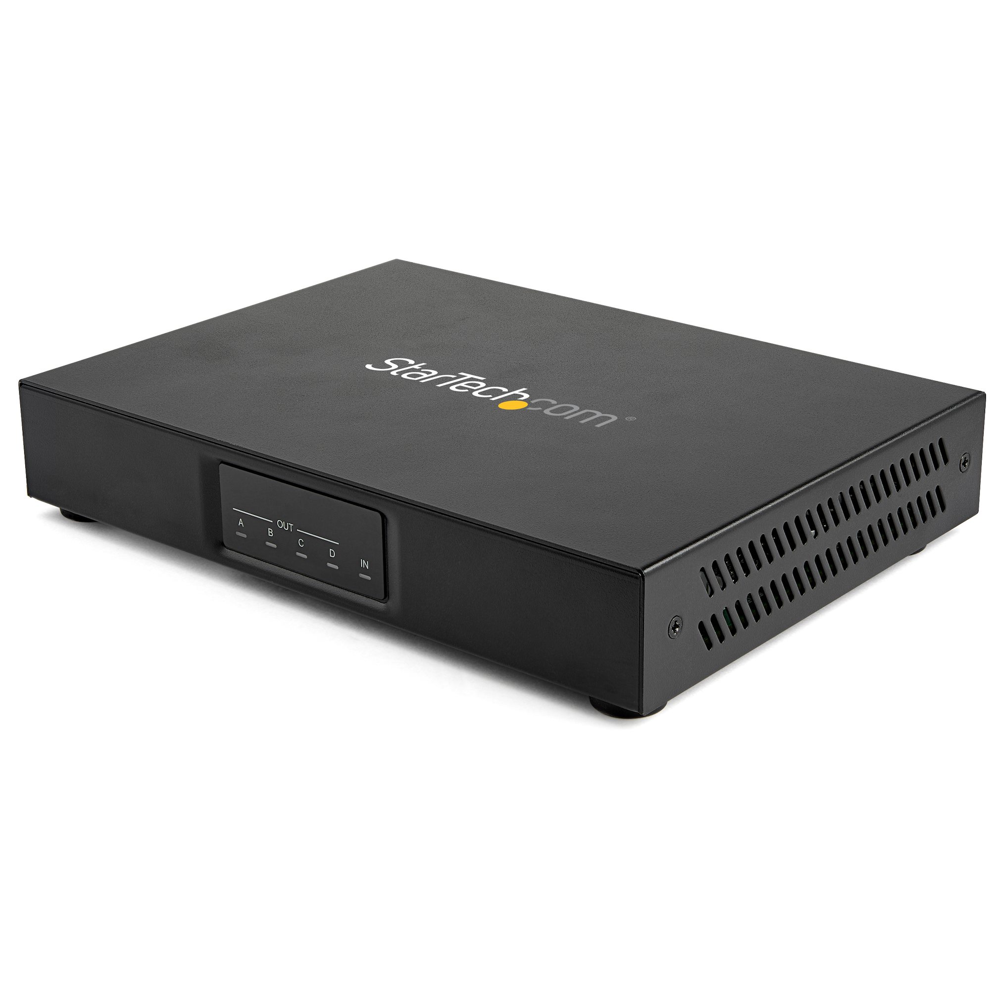 Startech 2x2 HDMI Video Wall Controller, 4K 60Hz HDMI 2.0 Video Input to 4x 1080p Output, Video Wall Processor for Multi Screen Display, Video Wall Splitter, RS232/Ethernet Control - Remote configuration (ST124HDVW) - Video/audio splitter - 4 x HDMI - des