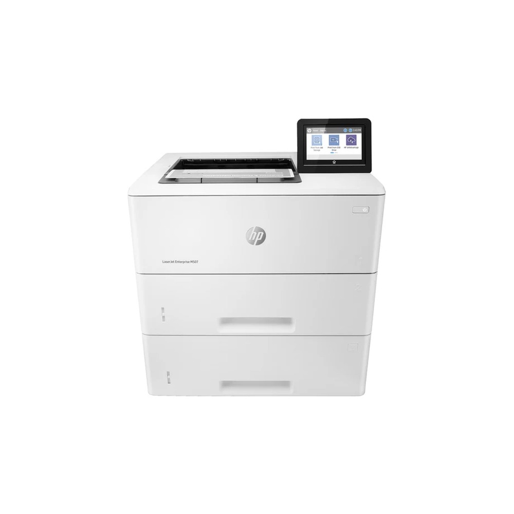 HP LaserJet Enterprise M507x - Printer - B/W - Duplex - laser - A4/Legal - 1200 x 1200 dpi - up to 43 ppm - capacity: 1200 sheets - USB 2.0, Gigabit LAN, Wi-Fi(n), USB 2.0 host, Bluetooth LE