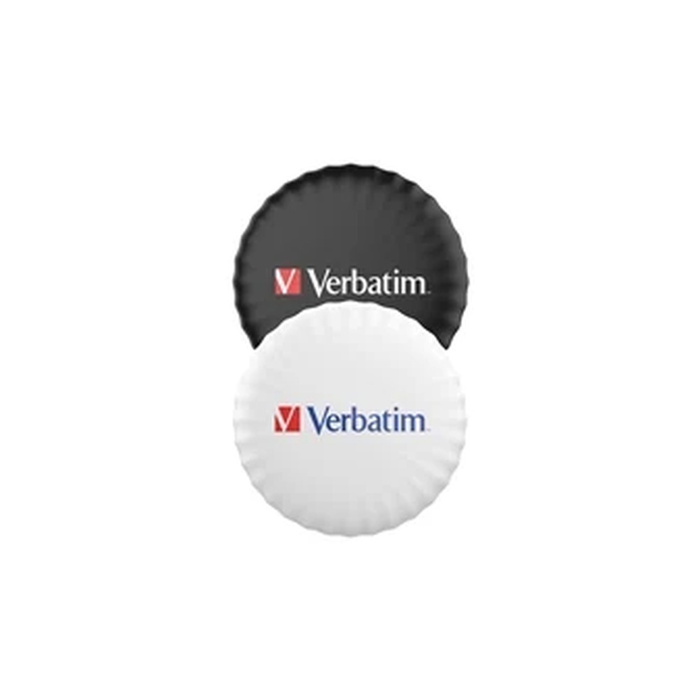 Verbatim MYFC-02BW My Finder Coin Bluetooth Item Finder 2 pack Black / White