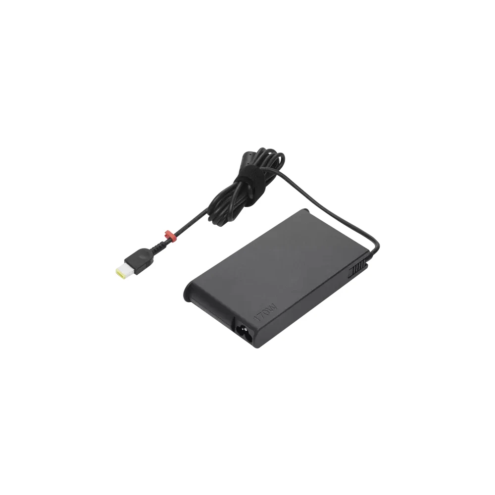 Lenovo ThinkPad 170W Slim AC Adapter (Slim-tip) - Power adapter - AC 100-240 V - 170 Watt - black - for ThinkPad P1 Gen 5, P15v Gen 2, P15v Gen 3, P16 Gen 1, T15p Gen 2, X1 Extreme Gen 5