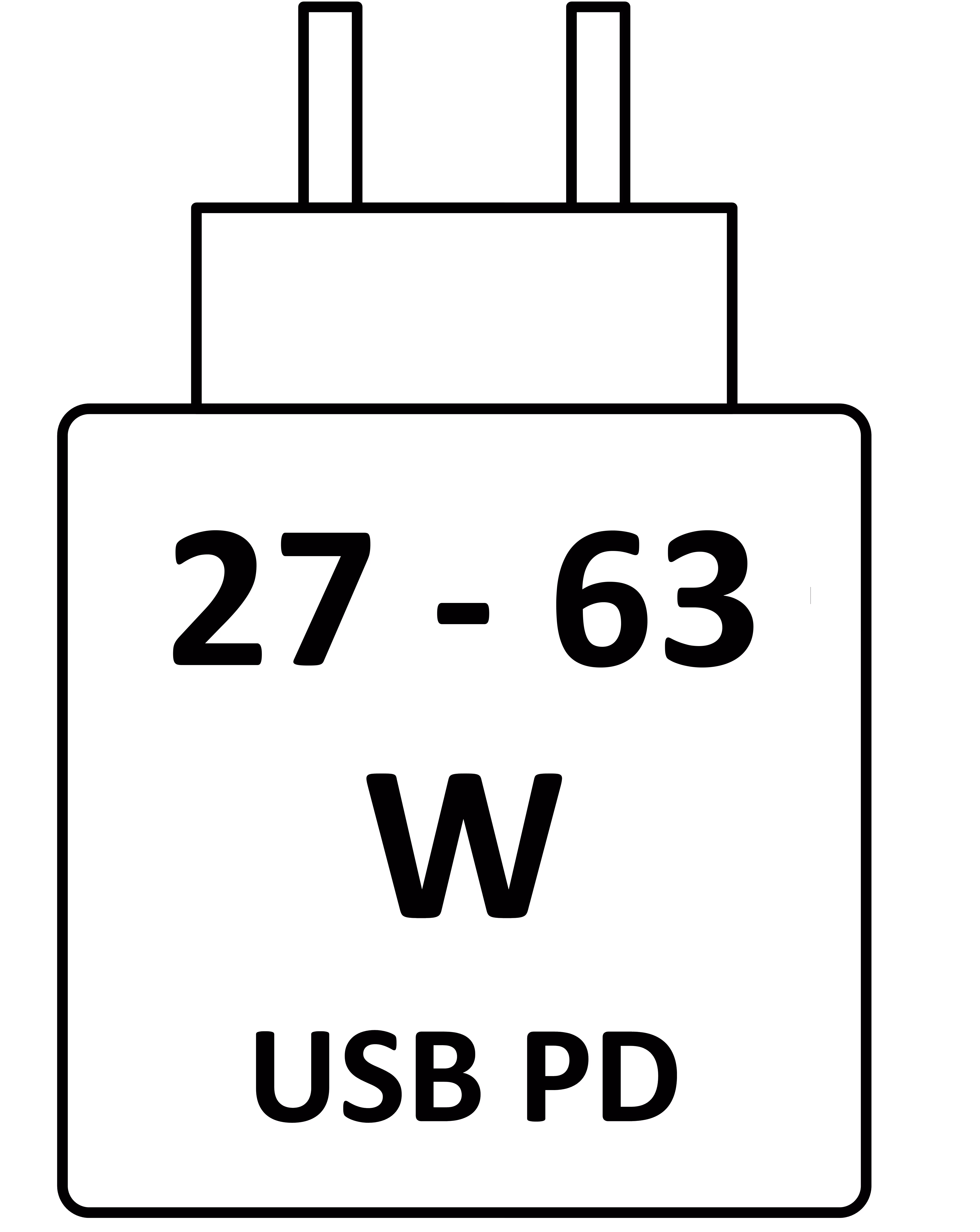 Startech USB C Wall Charger, USB C Laptop Charger 60W PD, 6ft/2m Cable, Universal Compact Type C Power Adapter, Dell XPS/Lenovo X1 Carbon, HP EliteBook, MacBook, USB IF/CE Certified - 60W PD3.0 Wall Charger (WCH1CEU) - Power adapter - 60 Watt - 3 A (USB-C