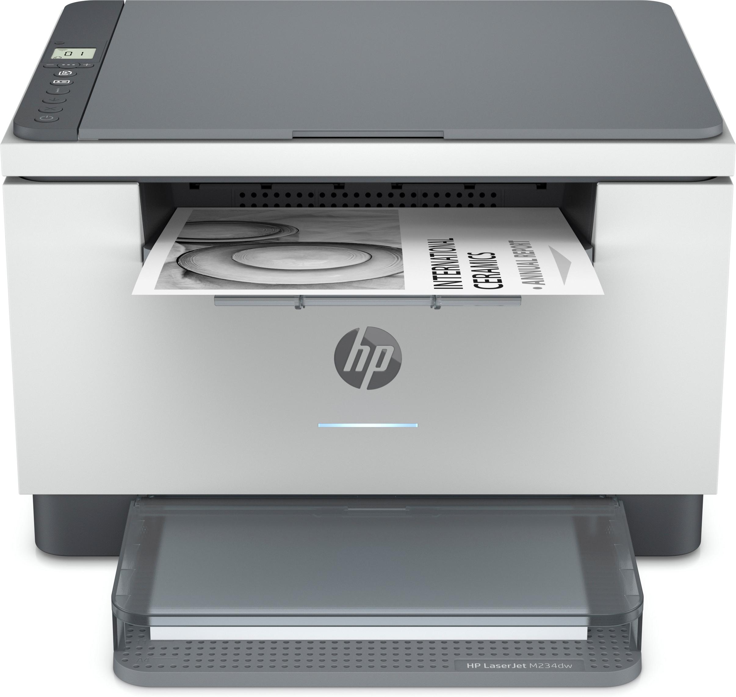 HP LaserJet MFP M234dw - Multifunction printer - B/W - laser - Legal (216 x 356 mm) (original) - Legal (media) - up to 29 ppm (copying) - up to 29 ppm (printing) - 150 sheets - USB 2.0, LAN, Wi-Fi(n) - light basalt