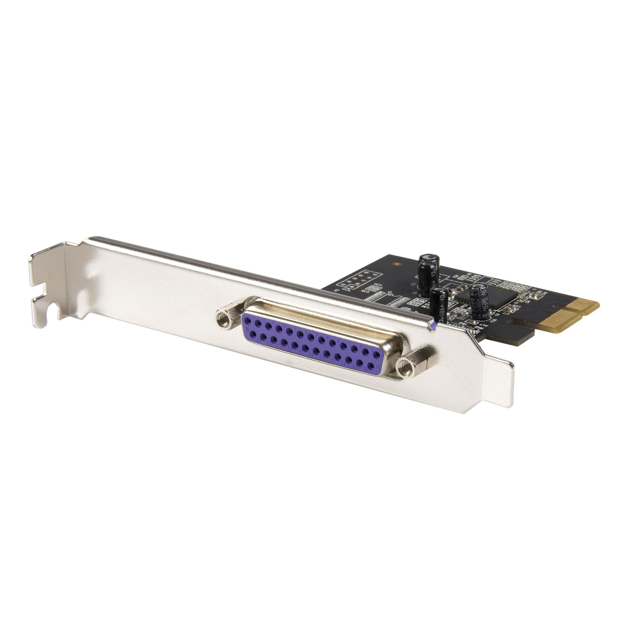 Startech 1-Port Parallel PCIe Card, PCI Express to Parallel DB25 LPT Adapter Card, Desktop Expansion Controller for Printer, SPP/ECP - Parallel adapter - PCIe - IEEE 1284 - black