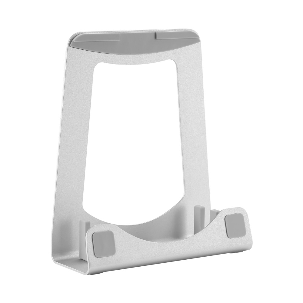 Startech Laptop Stand, 2-in-1 Laptop Riser Stand or Vertical Stand, Ideal for Ultrabooks & MacBook Pro/Air up to 15", Ergonomic Angled Notebook Holder for Office Desk, Silver, Aluminum - Elevated Laptop Stand - Notebook stand - desktop - 11" - 15" - silve