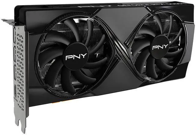 PNY NVIDIA GeForce RTX 5060 Ti DUAL OC 16GB GDDR7 Graphics Card, 4608 CUDA Cores, 2407MHZ Core Clock, Dual Fan, 3 x DisplayPort / 1x HDMI Port