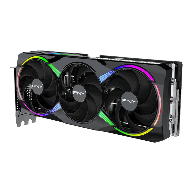 PNY NVIDIA GEFORCE RTX 5080 ARGB EPIC-X RGB OC 16GB, GDDR7 Graphics Card, 10752 Cuda Cores, 2.3GHz Core Clock, Triple Fan, 3 x Display Ports/ 1 x HDMI Port
