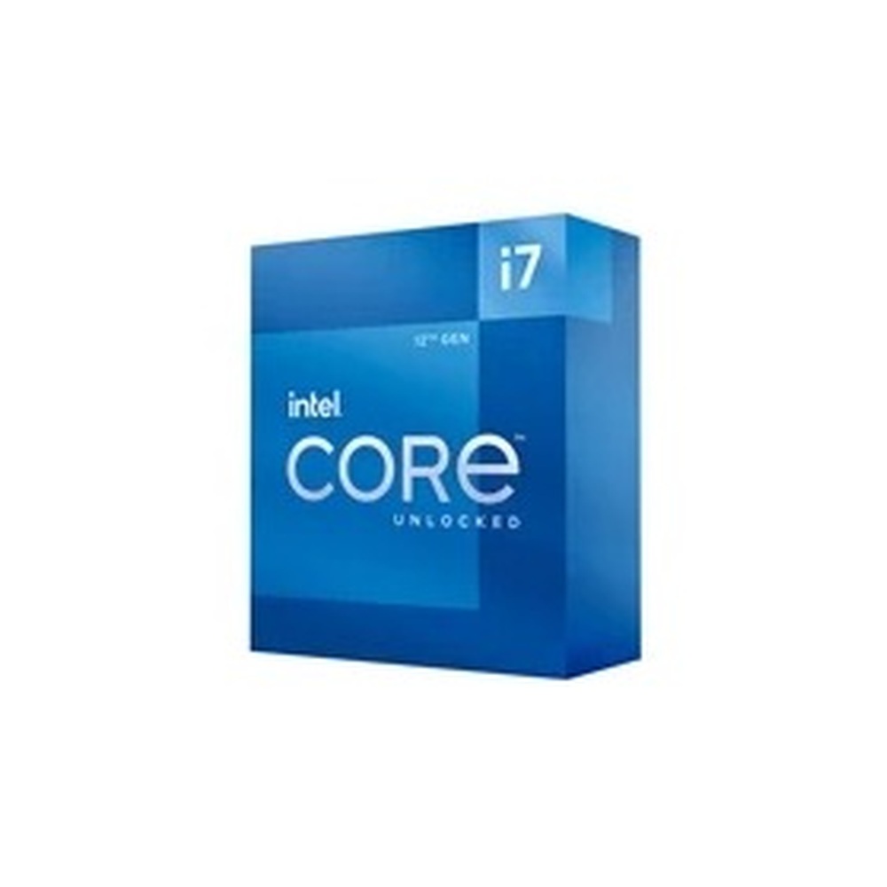 Intel 12th Gen Core i7-12700K 12 Core Processor 20 Threads, 3.6GHz up to 5.0GHz Turbo, Alder Lake Socket LGA1700, 25MB Cache, 125W, Maximum Turbo Power 190W Overclockable CPU, No Cooler