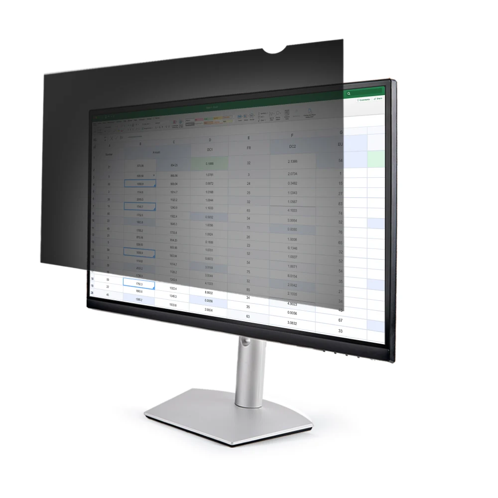 StarTech Monitor Privacy Screen for 24 inch PC Display, Computer Screen Security Filter, Blue Light Reducing Screen Protector Film, 16:10 Widescreen, Matte/Glossy, +/-30 Degree Viewing - Blue Light Filter - Display privacy filter - 2-way - removable - plu