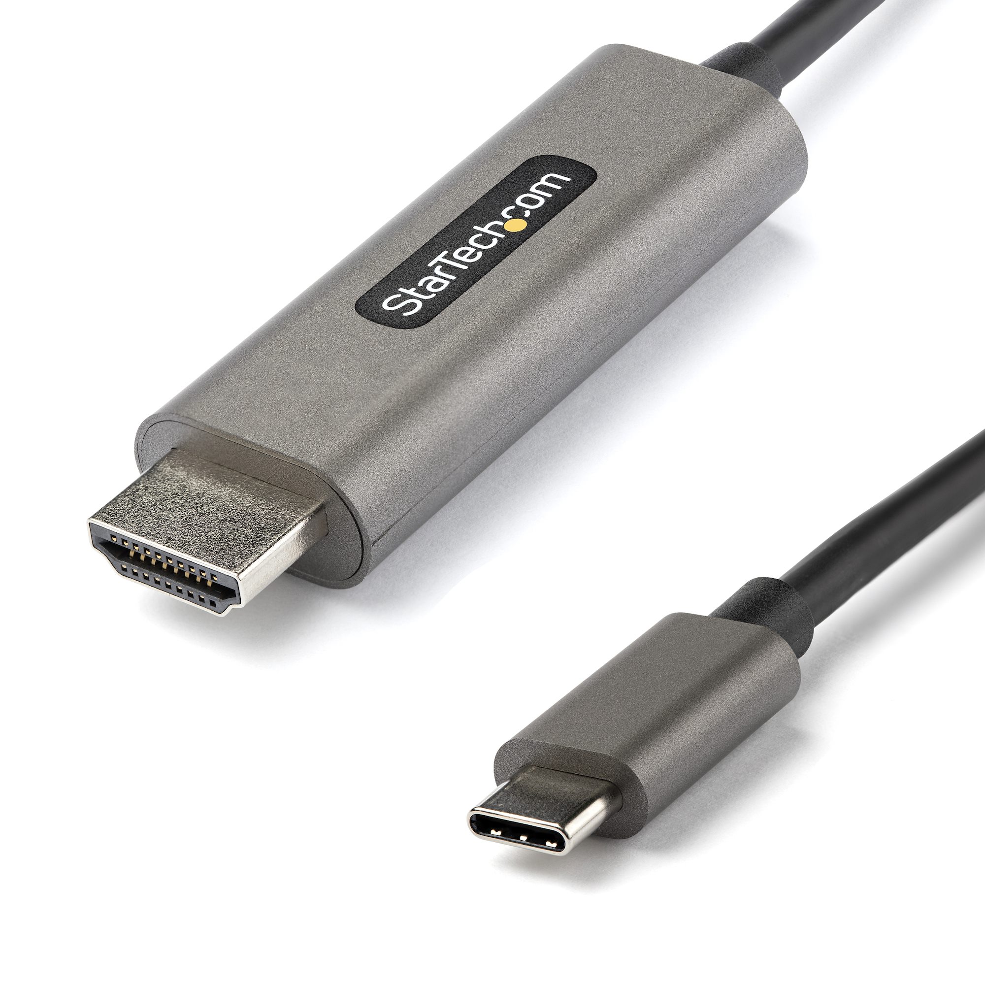 Startech 16ft (5m) USB C to HDMI Cable 4K 60Hz with HDR10, Ultra HD USB Type-C to 4K HDMI 2.0b Video Adapter Cable, USB-C to HDMI HDR Monitor/Display Converter, DP 1.4 Alt Mode HBR3 - Thunderbolt 3 Compatible (CDP2HDMM5MH) - Adapter cable - USB-C male to