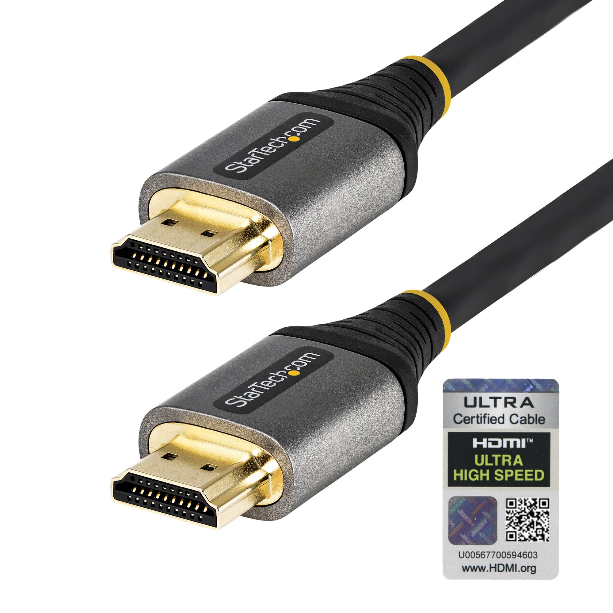 Startech 10ft (3m) HDMI 2.1 Cable, Certified Ultra High Speed HDMI Cable 48Gbps, 8K 60Hz/4K 120Hz HDR10+ eARC, Ultra HD 8K HDMI Cable/Cord w/TPE Jacket, For UHD Monitor/TV/Display - Dolby Vision/Atmos, DTS-HD (HDMM21V3M) - Ultra High Speed - HDMI cable wi