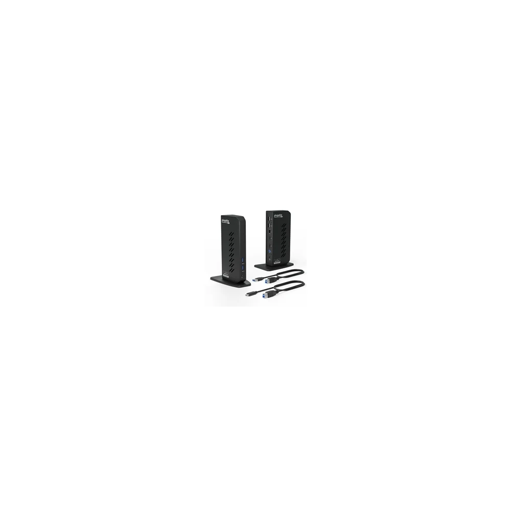 Plugable UD-3900Z USB-A/USB-C Dual Monitor Universal DisplayLink Certified Docking Station