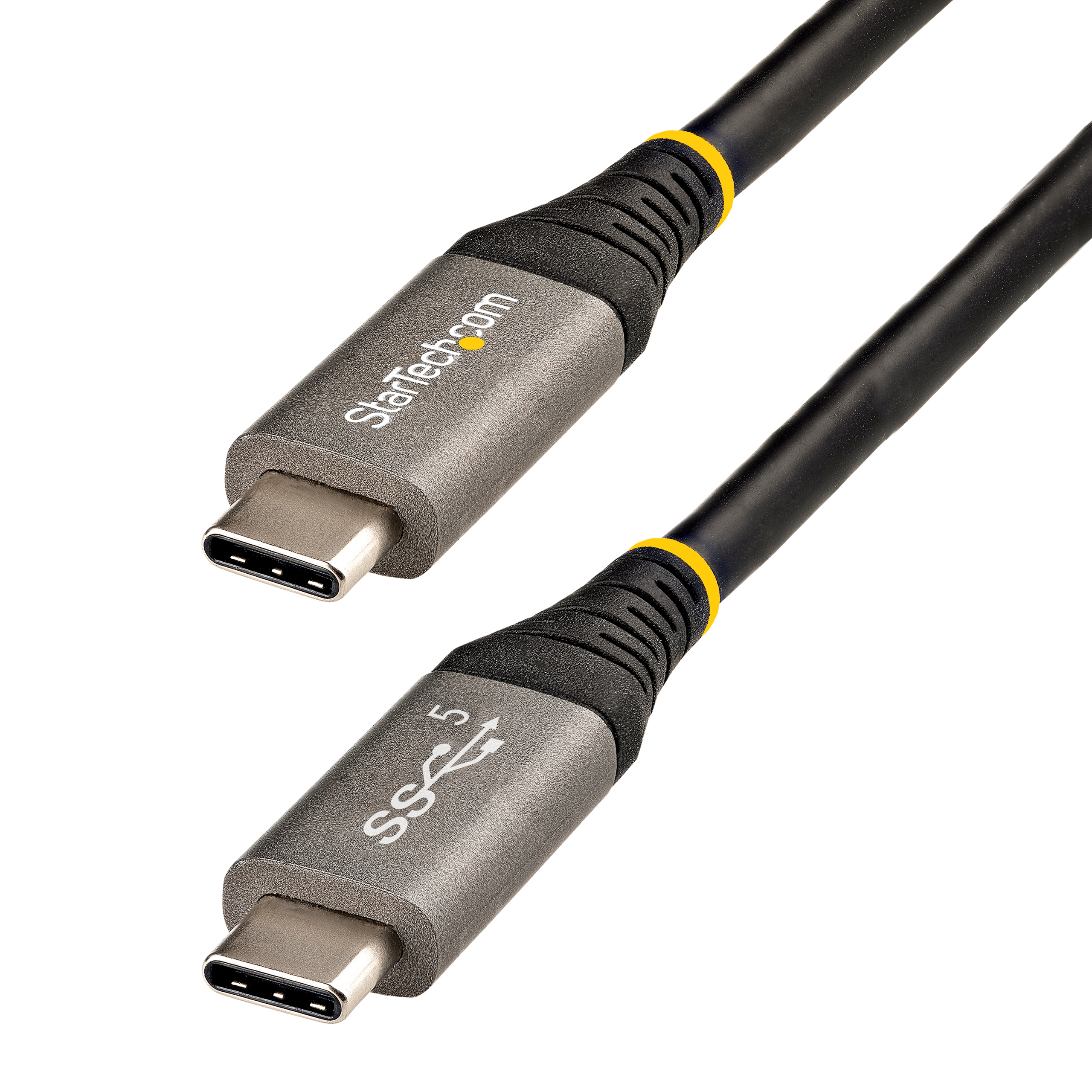 StarTech 6ft (2m) USB C Cable 5Gbps, High Quality USB-C Cable, USB 3.1/3.2 Gen 1 Type-C Cable, 100W (5A) Power Delivery Charging, DP Alt Mode, USB C to C Cord, Charge & Sync - Thunderbolt 3 Compatible (USB315CCV2M) - USB cable - USB-C (M) to USB-C (M) - U