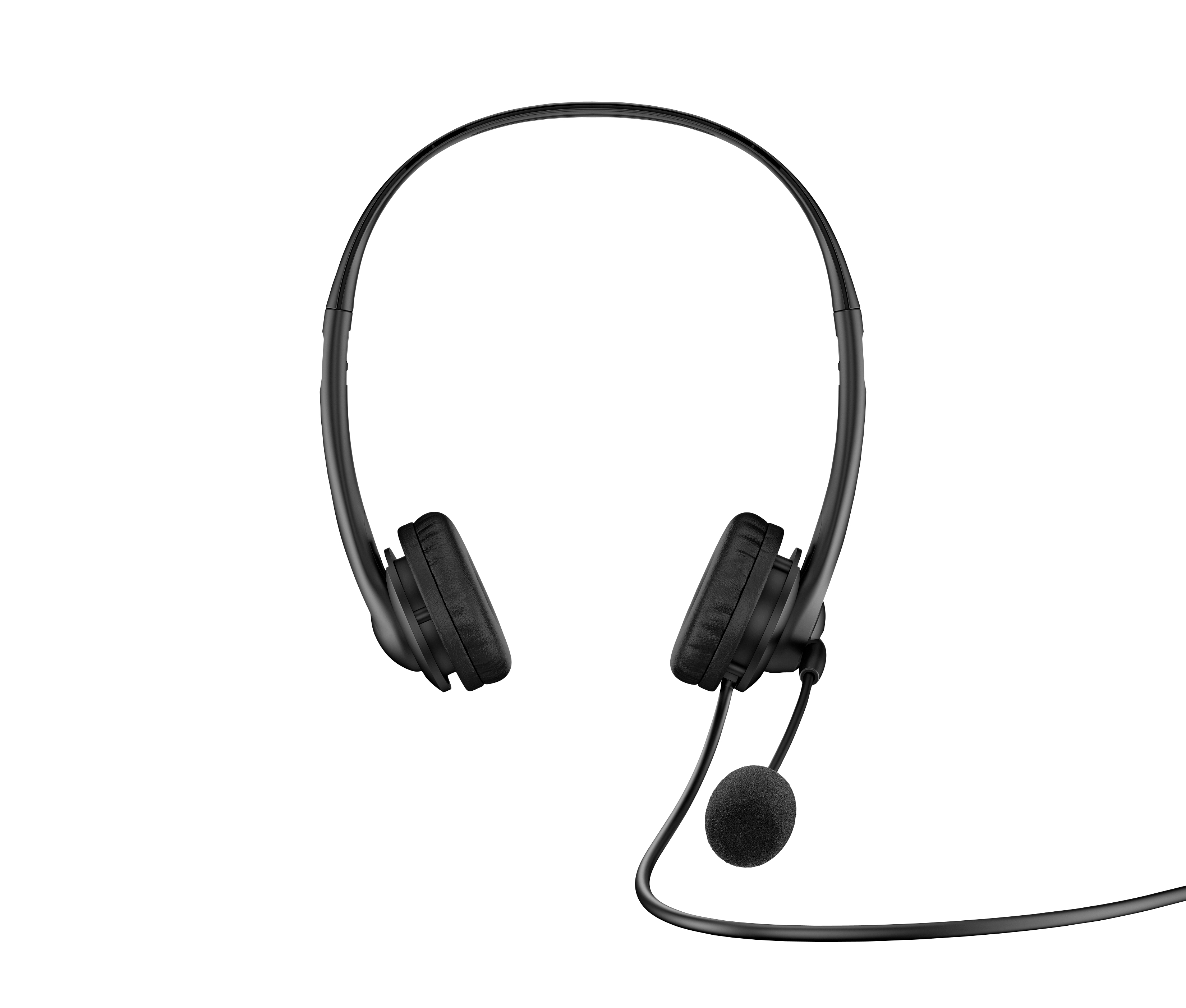 HP G2 - Headset - on-ear - wired - USB - shadow black
