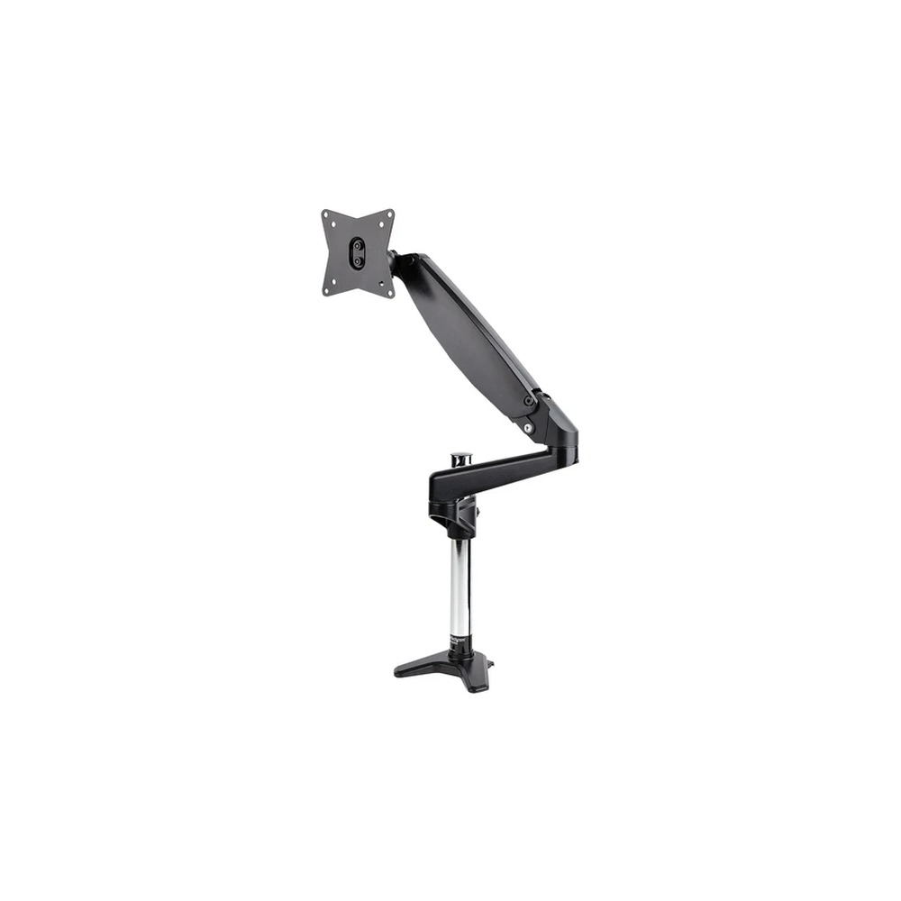 Startech Desk Mount Monitor Arm for Single VESA Display up to 32" or 49" Ultrawide 8kg/17.6lb, Full Motion Articulating & Height Adjustable w/ Cable Management, C-Clamp, Grommet Mount - Single Monitor Arm - Mounting kit (arm assembly, VESA mount) - full-m
