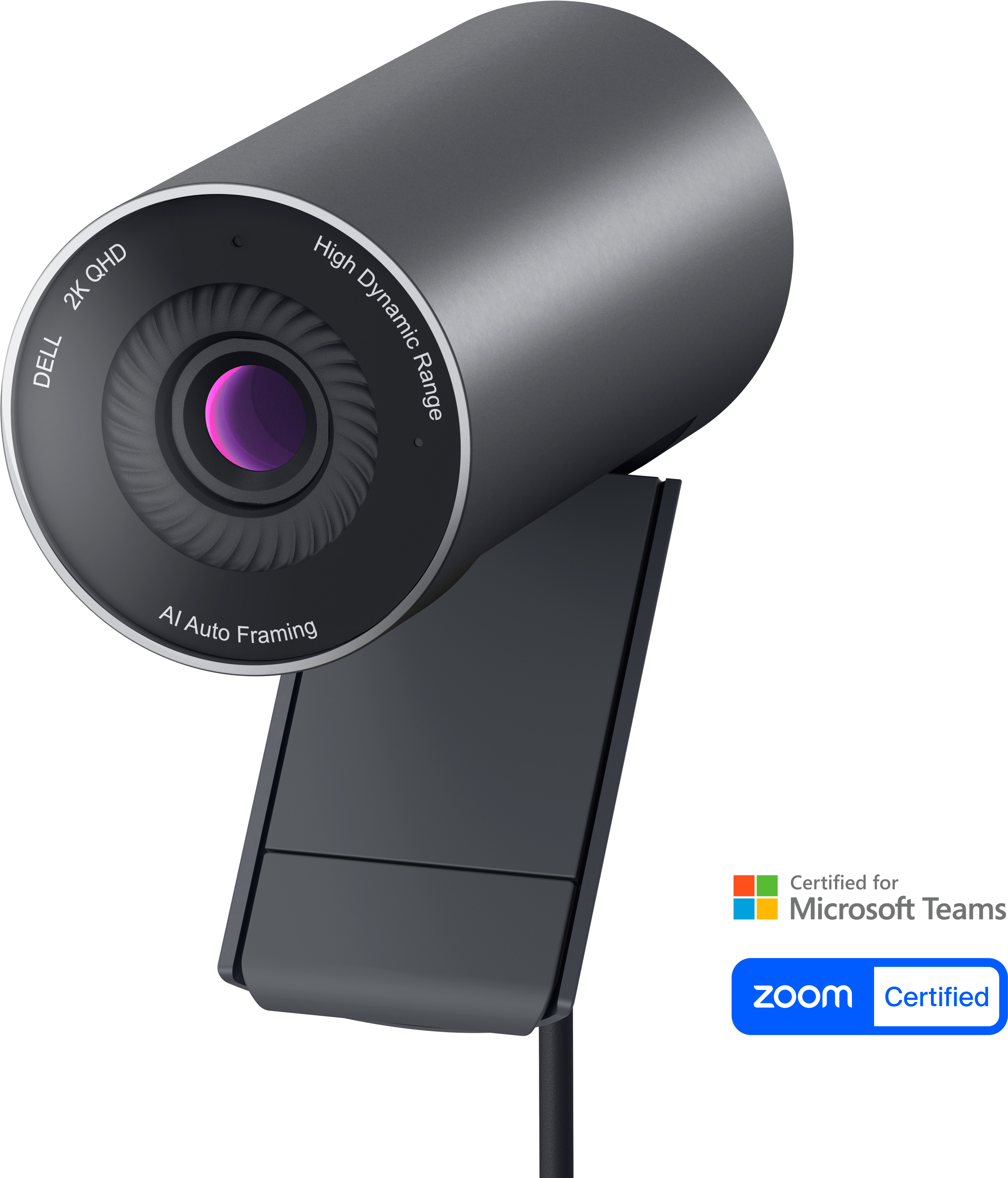 Dell Pro WB5023 - Webcam - colour - 2560 x 1440 - audio - USB 2.0