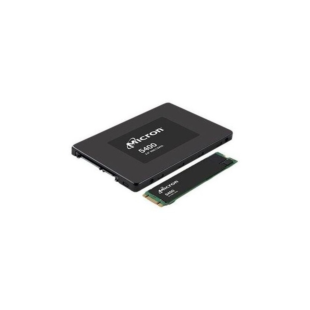 Micron 5400 PRO - SSD - Read Intensive - encrypted - 480 GB - hot-swap - 2.5" - SATA 6Gb/s - 256-bit AES - TCG Opal Encryption, Self-Encrypting Drive (SED) - for ThinkEdge SE450 7D8T (2.5"), ThinkSystem SR250 V2 7D7Q, 7D7R (2.5"), SR250 V3, ST250 V3