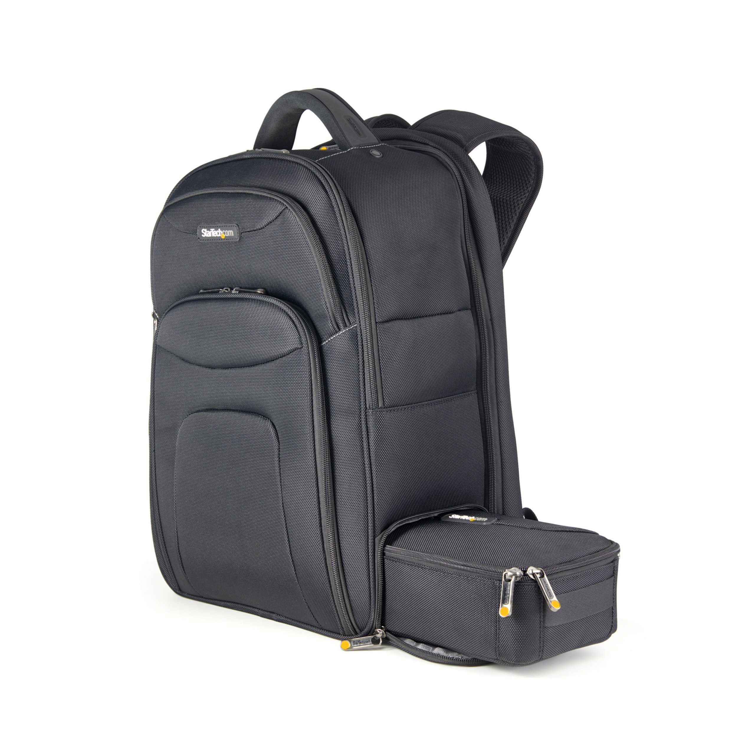 Startech 17.3" Laptop Backpack with Removable Accessory Organizer Case - Professional IT Tech Backpack for Work/Travel/Commute - Ergonomic Computer Bag - Durable Ballistic Nylon - Notebook/Tablet Pockets - Notebook carrying backpack - 17.3