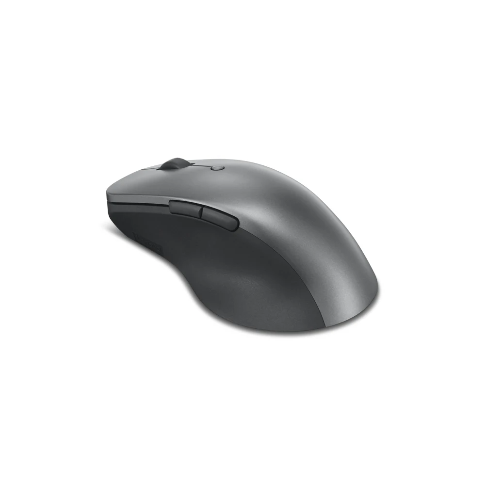 Lenovo Professional - Mouse - ergonomic - blue optical - 6 buttons - wireless - Bluetooth 5.1 - storm grey