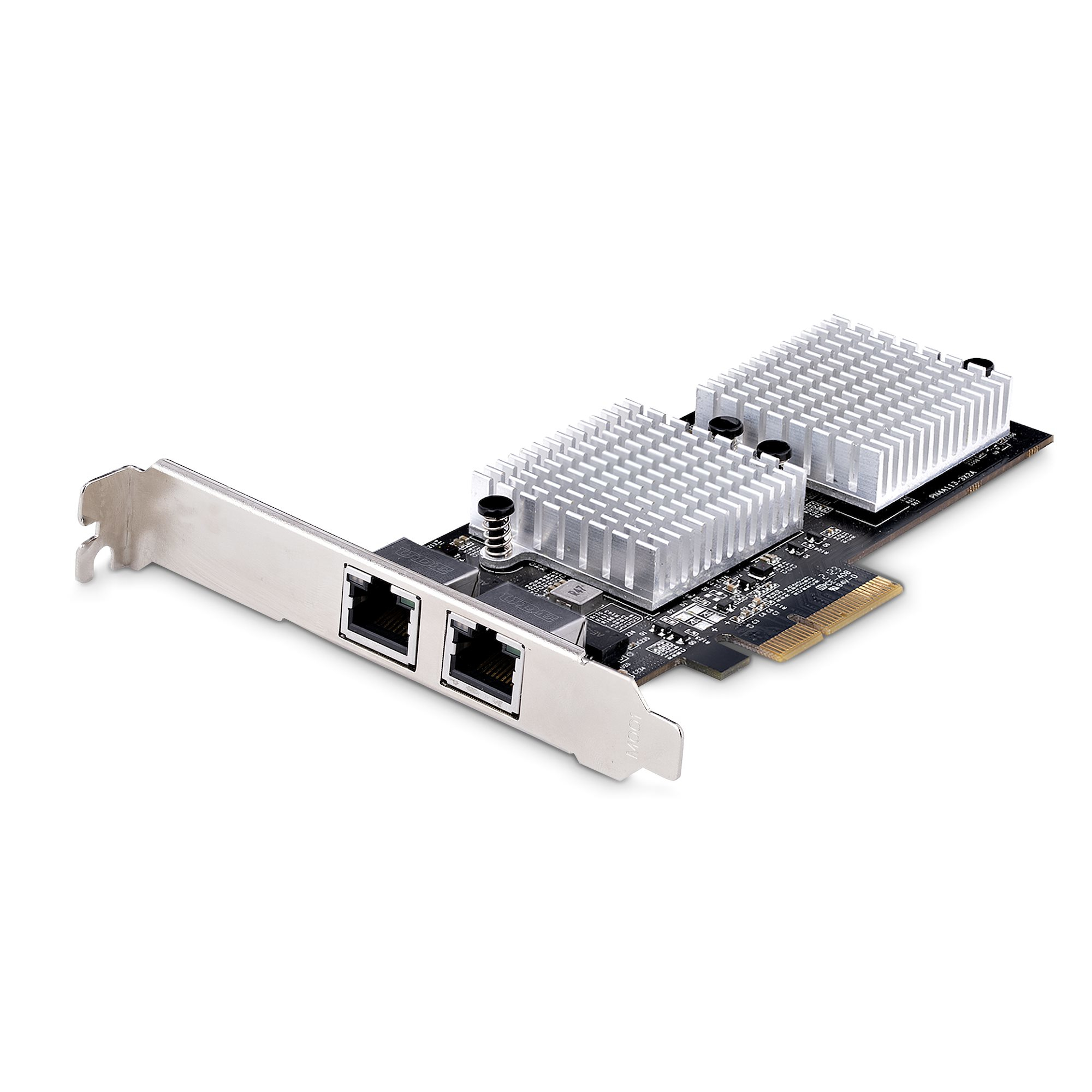 Startech 2-Port 10Gbps PCIe Network Adapter Card, Network Card for PCs/Servers, Full-Height/Low-Profile PCIe Ethernet Card w/Jumbo Frames, NIC/LAN Interface Card - Marvell AQC113CS Chipset, PXE Boot (ST10GSPEXNDP2) - Network adapter - PCIe 3.0 x4 low prof