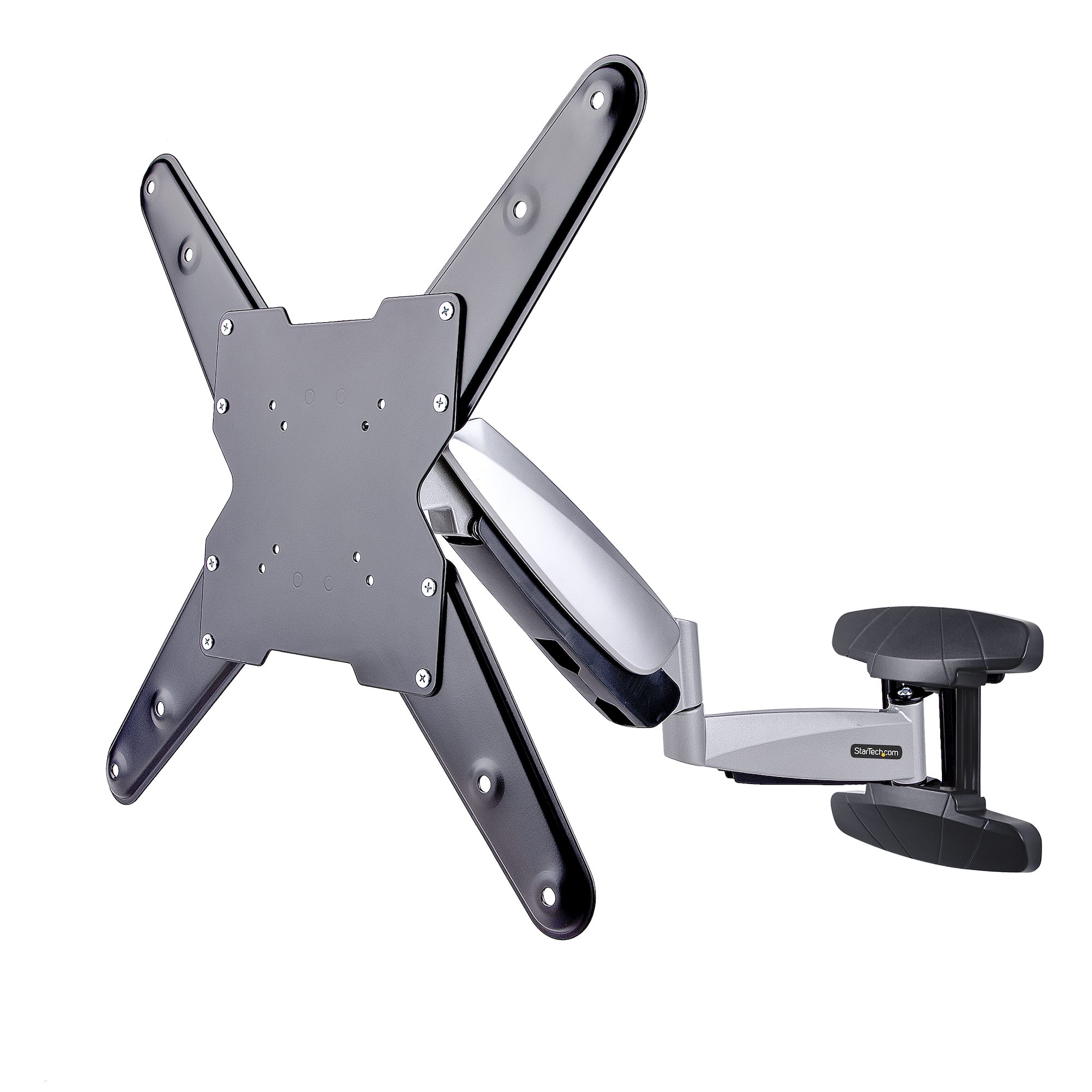 Startech VESA TV Wall Mount, TV Mounting Bracket For 23"-55" Displays, Adjustable Full Motion TV Wall Mount Supports 66lb (30kg), Extendable/Tilting/Swivel Monitor Wall Mount - Low Profile/Slim Display Mount (FHA-TV-WALL-MOUNT) - Mounting kit - for flat p