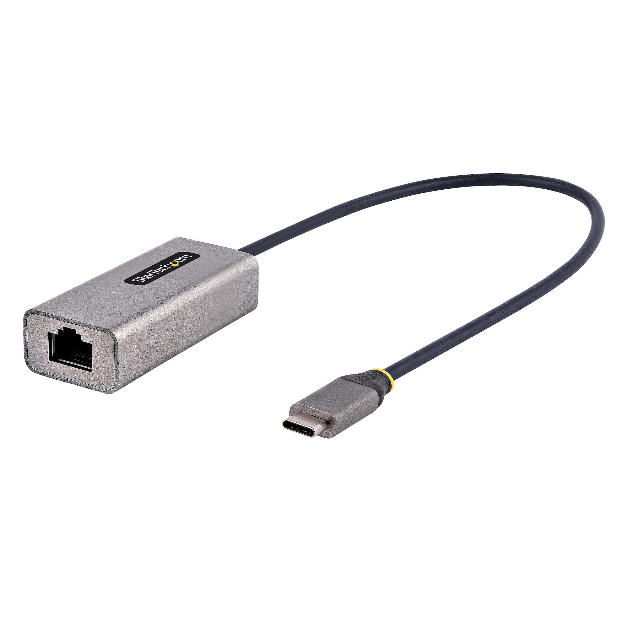Startech USB-C to Ethernet Adapter, 10/100/1000 Mbps, Gigabit Network Adapter w/ ASIX AX88179A Chip, 1ft/30cm Cable, USB Type C to RJ45 Ethernet Dongle, USB C to LAN Adapter, Windows/macOS/Linux/ChromeOS (US1GC30B2) - Network adapter - USB-C - Gigabit Eth