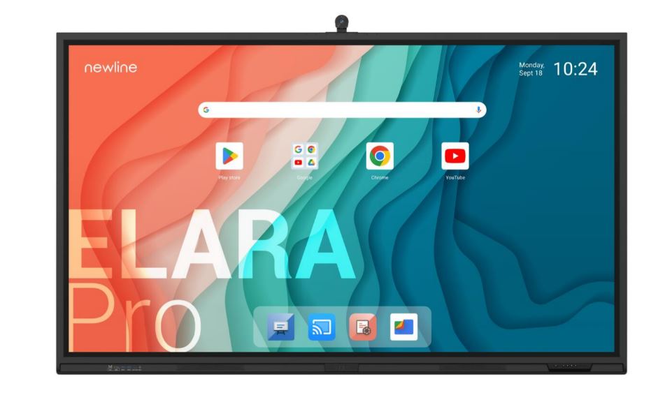 Newline TT-7523QCA+ 75" Elara Pro Android 13, Cast+,  Interactive Touch Screen with Camera