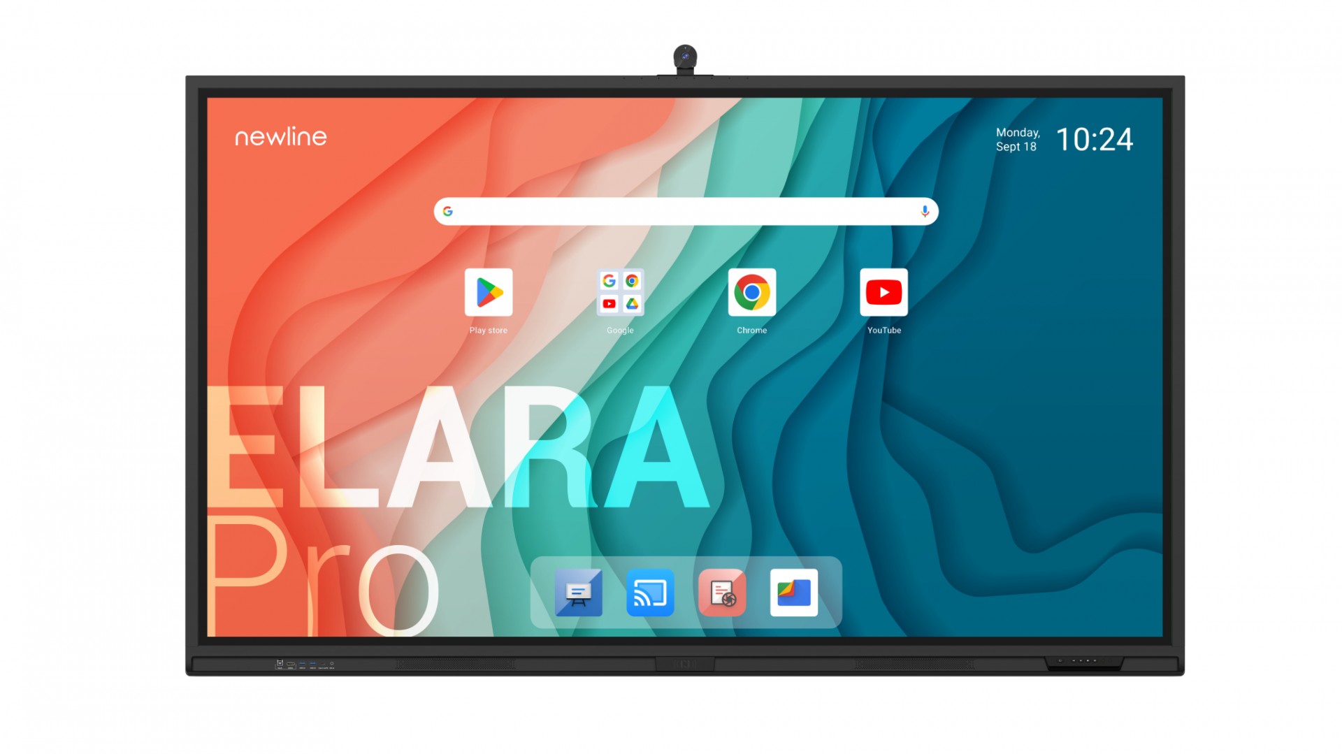 Newline TT-8623QCA+ 86" Elara Pro Android 13, Cast+,  Interactive Touch Screen with Camera