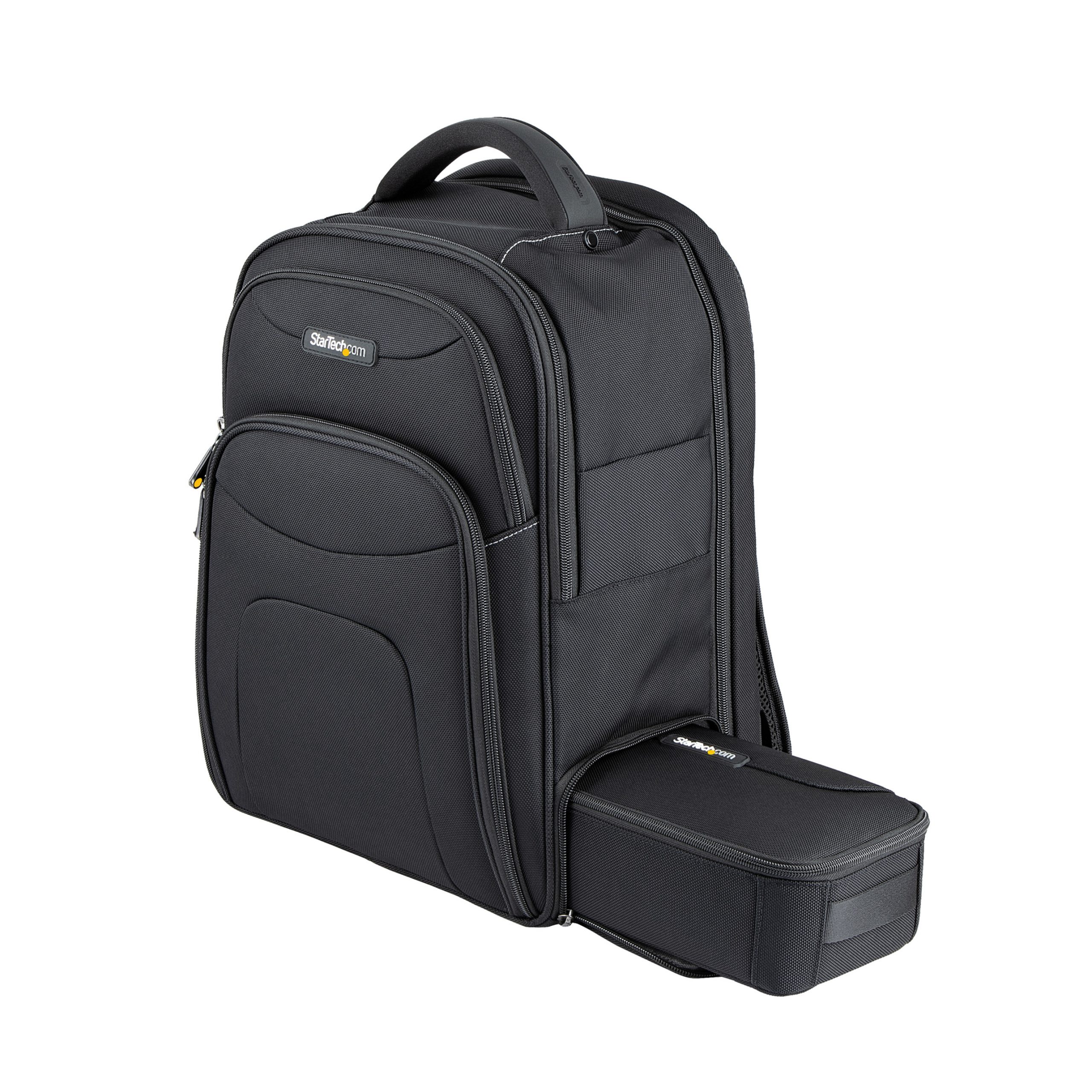 Startech 15.6" Laptop Backpack with Removable Accessory Organizer Case - Professional IT Tech Backpack for Work/Travel/Commute - Ergonomic Computer Bag - Durable Ballistic Nylon - Notebook/Tablet Pockets - Notebook carrying backpack - 15.6