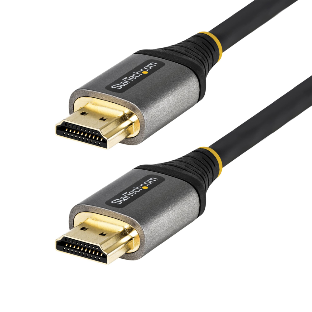 Startech 20in (50cm) HDMI 2.1 Cable 8K - Certified Ultra High Speed HDMI Cable 48Gbps - 8K 60Hz/4K 120Hz HDR10+ eARC - Ultra HD 8K HDMI Cord - Monitor/TV/Display - Flexible TPE Jacket - Ultra High Speed - HDMI cable - HDMI male to HDMI male - 50 cm - shie