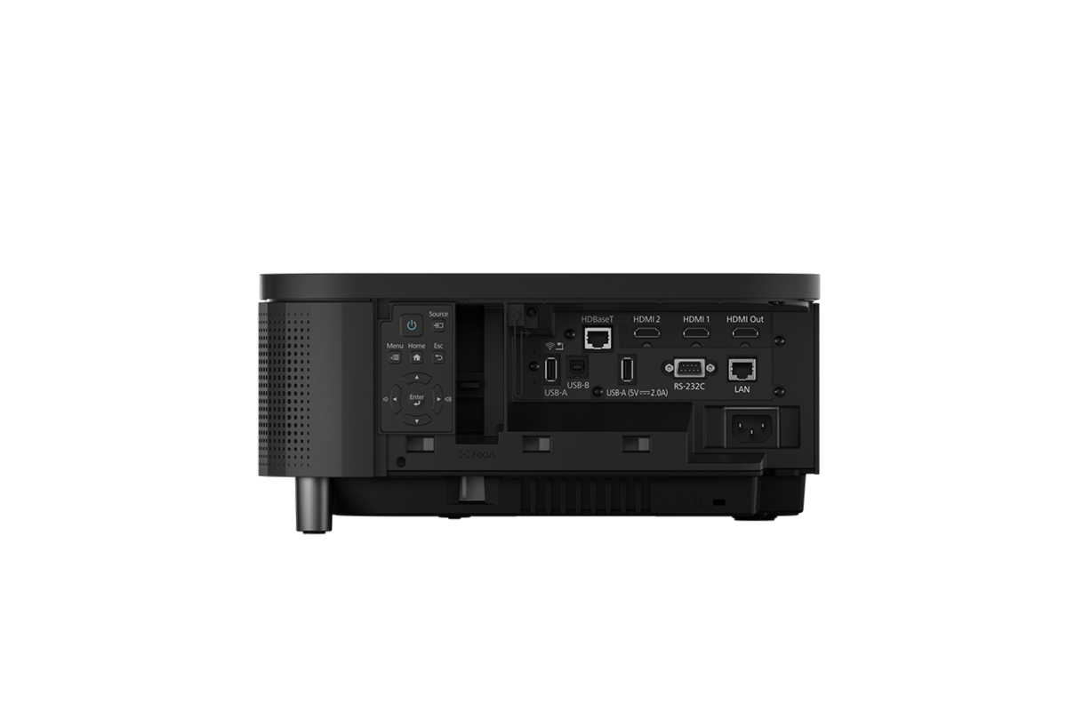 Epson EB-815E - 3LCD projector - 5000 lumens (white) - 5000 lumens (colour) - 16:9 - 1080p - ultra short-throw lens - Wi-Fi / LAN / Miracast - black