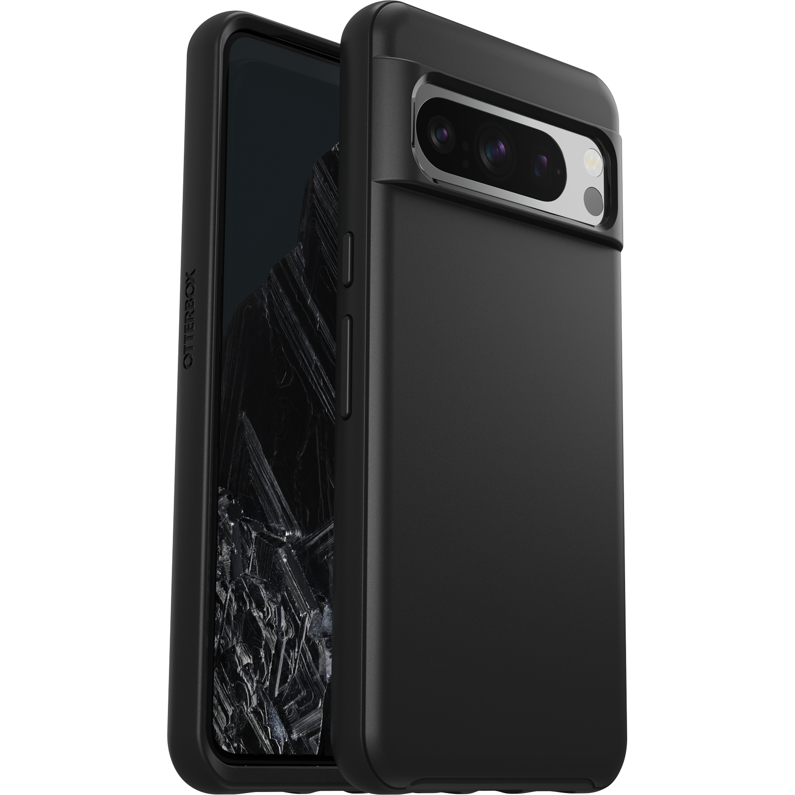 OtterBox Symmetry Series Clear - Back cover for mobile phone - polycarbonate, synthetic rubber - clean - for Google Pixel 8 Pro