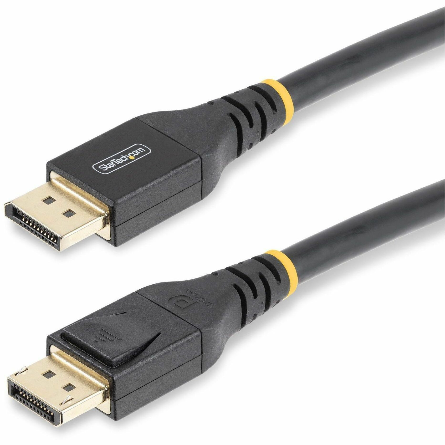 StarTech 50ft (15m) VESA-Certified Active DisplayPort 1.4 Cable, DP8K w/HBR3/HDR10/MST/DSC 1.2/HDCP 2.2, 8K 60Hz, 4K 120Hz Video - Active DP 1.4 Cable M/M (DP14A-15M-DP-CABLE) - DisplayPort cable - DisplayPort (M) to DisplayPort (M) - DisplayPort 1.4 - 15