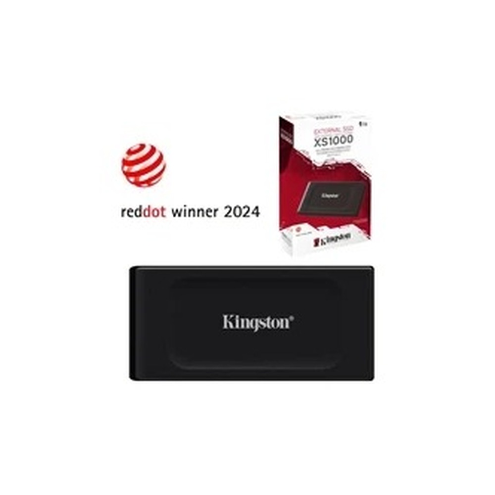 Kingston XS1000 (SXS1000/1000G) 1TB Portable External SSD, Read 1050MB/s, Write 1000MB/s, USB 3.2 Gen 2, 5 Year Warranty