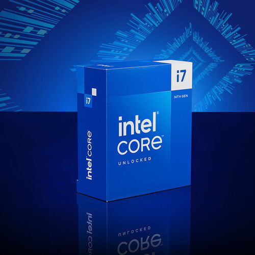 Intel Core i7 14700K 20 Core Processor, 28 Threads, 2.5GHz up to 5.6GHz Turbo Raptor Lake Socket LGA 1700 33MB Cache, 125W, Maximum Turbo Power 253W, Intel UHD 770 Graphics, No Cooler