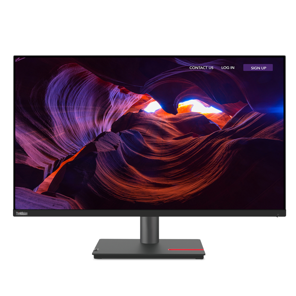 Lenovo ThinkVision P32p-30 - LED monitor - 31.5" - 3840 x 2160 4K - IPS - 350 cd/m² - 1000:1 - 4 ms - HDMI, DisplayPort, USB - raven black