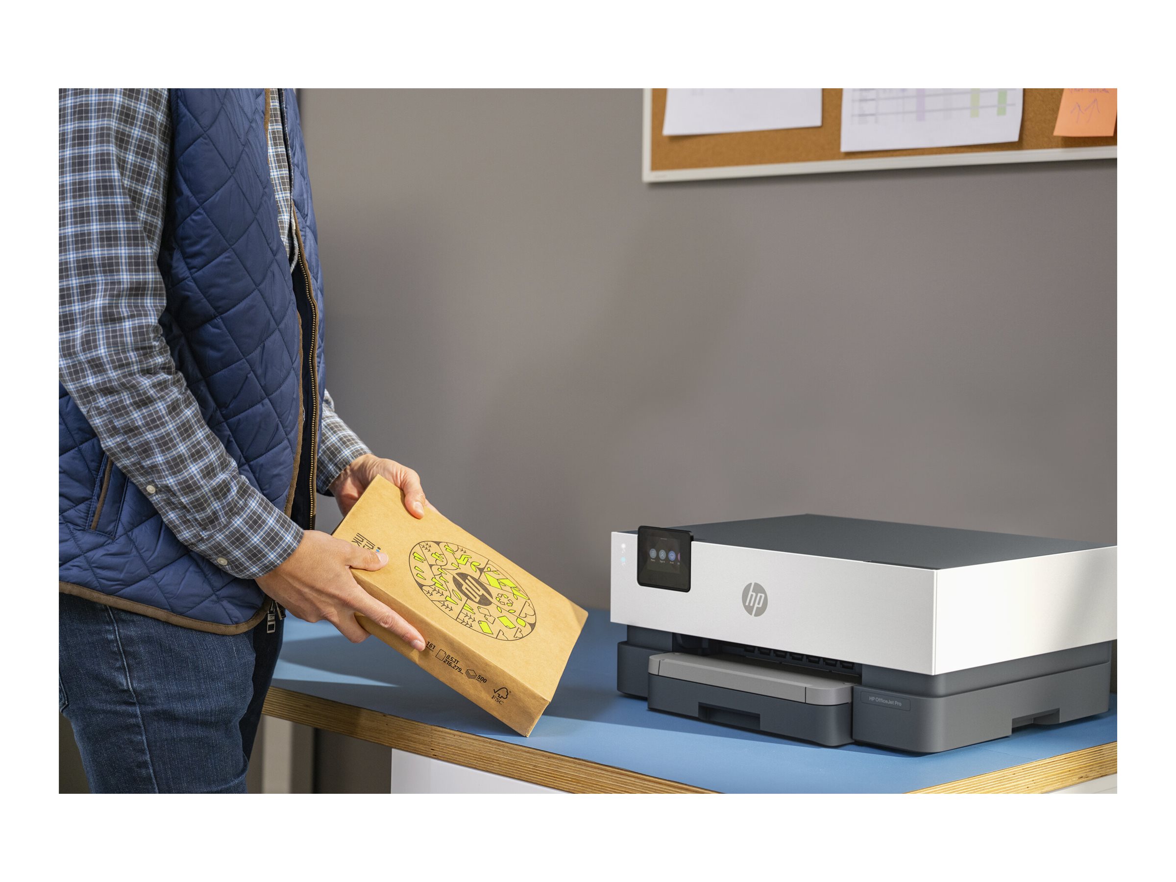 HP Officejet Pro 9110b - Printer - colour - Duplex - ink-jet - A4/Legal - 1200 x 1200 dpi - up to 22 ppm (mono) / up to 18 ppm (colour) - capacity: 250 sheets - USB 2.0, LAN, Wi-Fi(ac), Bluetooth 5.0 LE, USB 2.0 host - cement