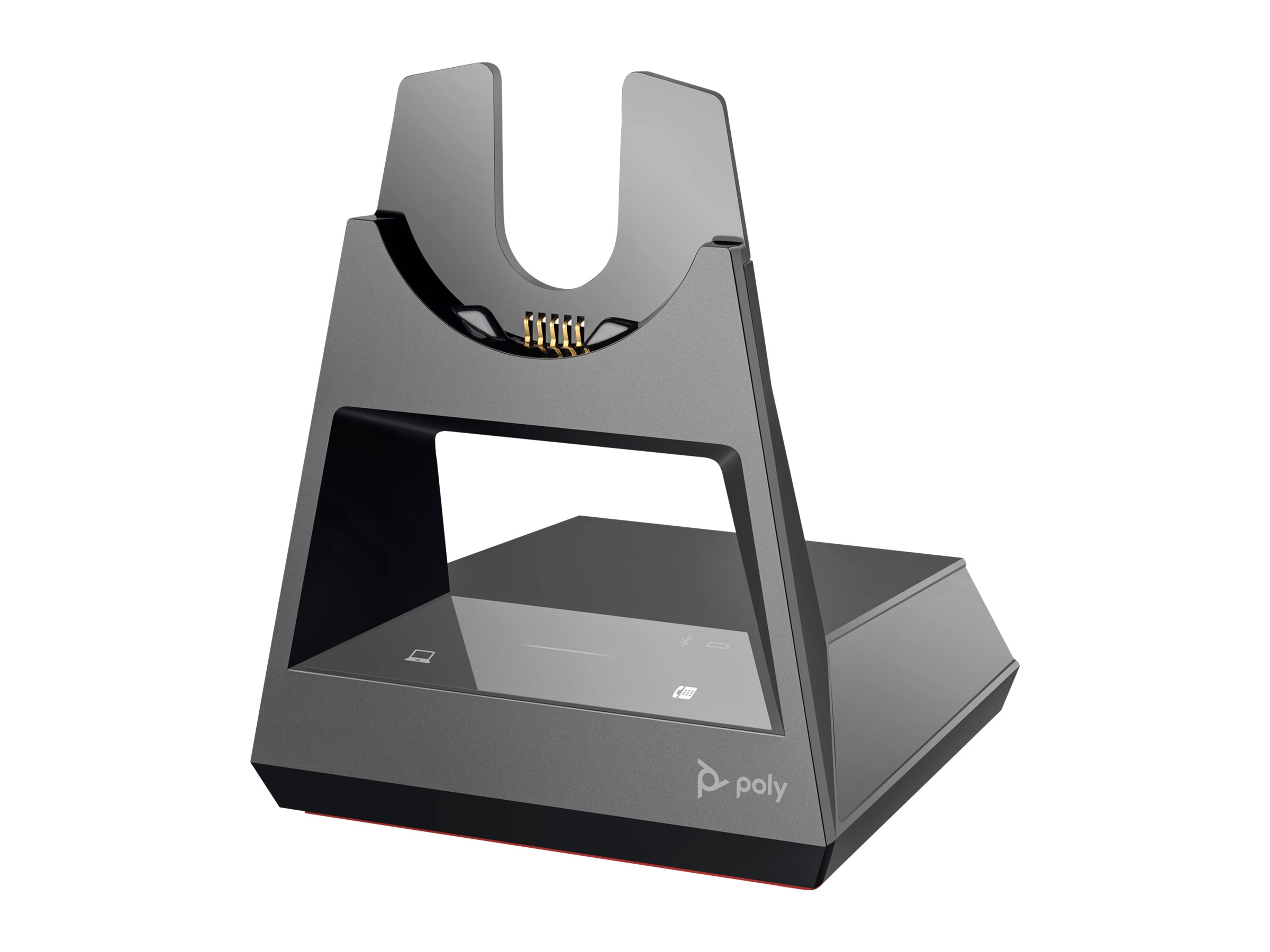 HP Poly - For Microsoft Teams - wireless headset system base for Bluetooth headset - Certified for Microsoft Teams - for Poly Voyager 4320, Voyager 4300 UC Series 4310, Voyager Focus 2 Office, 2 UC