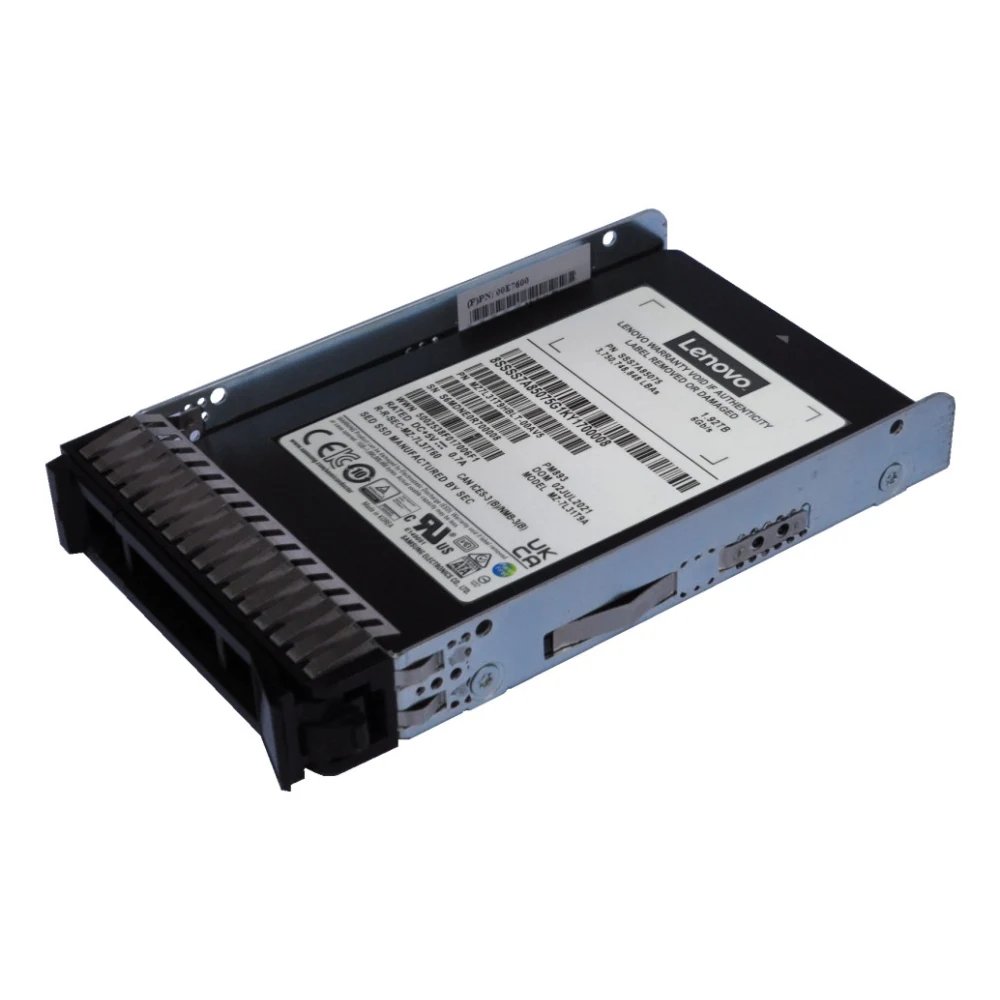 Lenovo - SSD - Read Intensive - 480 GB - hot-swap - 2.5" - SATA 6Gb/s - for ThinkSystem SR250 V2 7D7Q (2.5"), 7D7R (2.5")