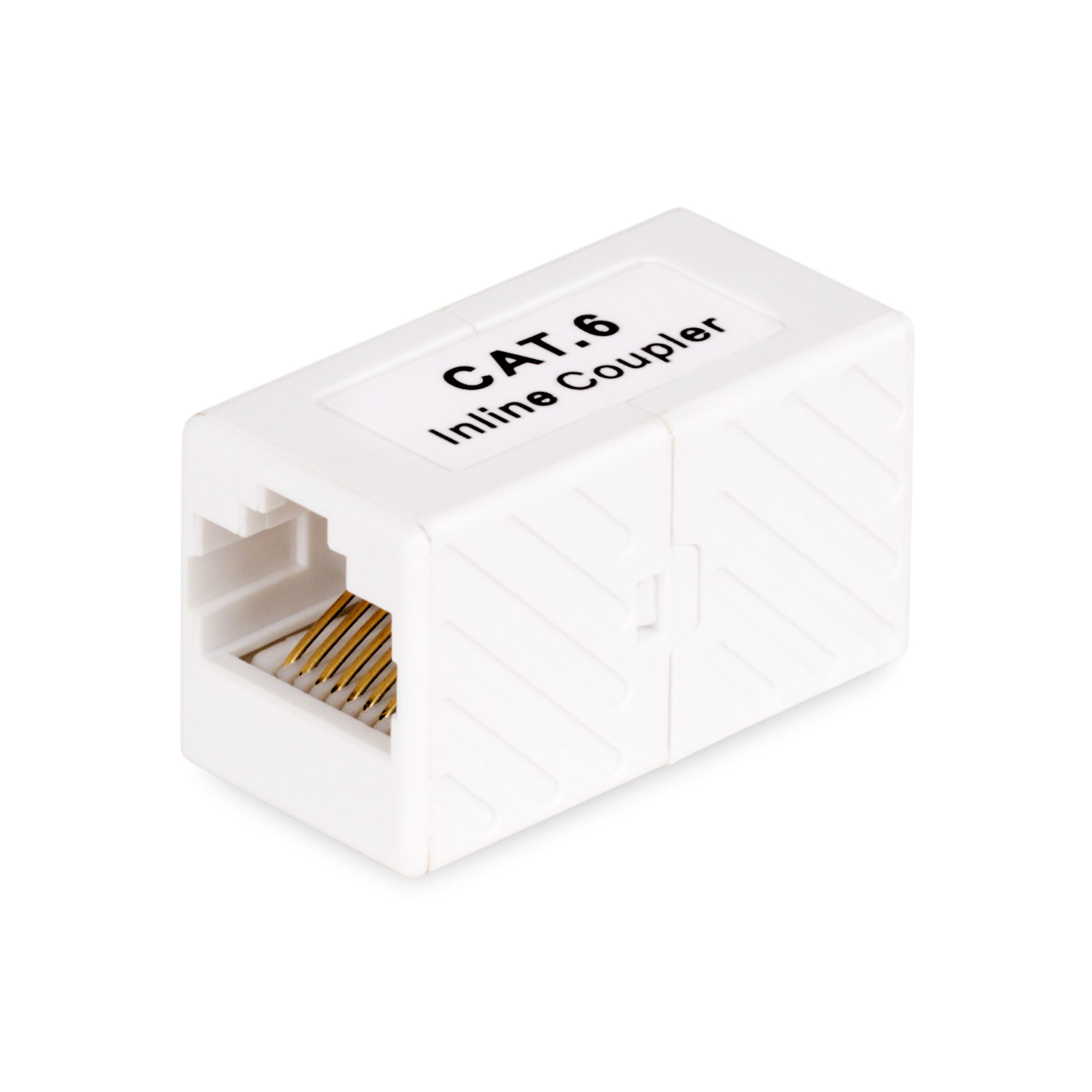 Startech RJ45 Coupler, Inline Cat6 Coupler, Female to Female (F/F) T568 Connector, Unshielded Ethernet Cable Extension (IN-CAT6-COUPLER-U1) - Network coupler - RJ-45 (F) to RJ-45 (F) - unshielded - CAT 5/5e/6 - passive - white