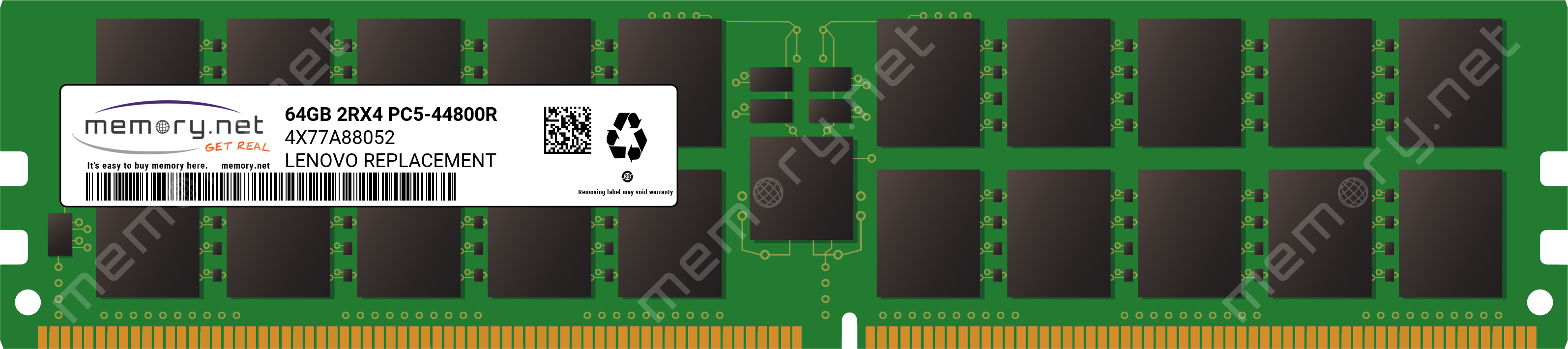 Lenovo TruDDR5 - DDR5 - module - 64 GB - DIMM 288-pin - 5600 MT/s / PC5-44800 - registered