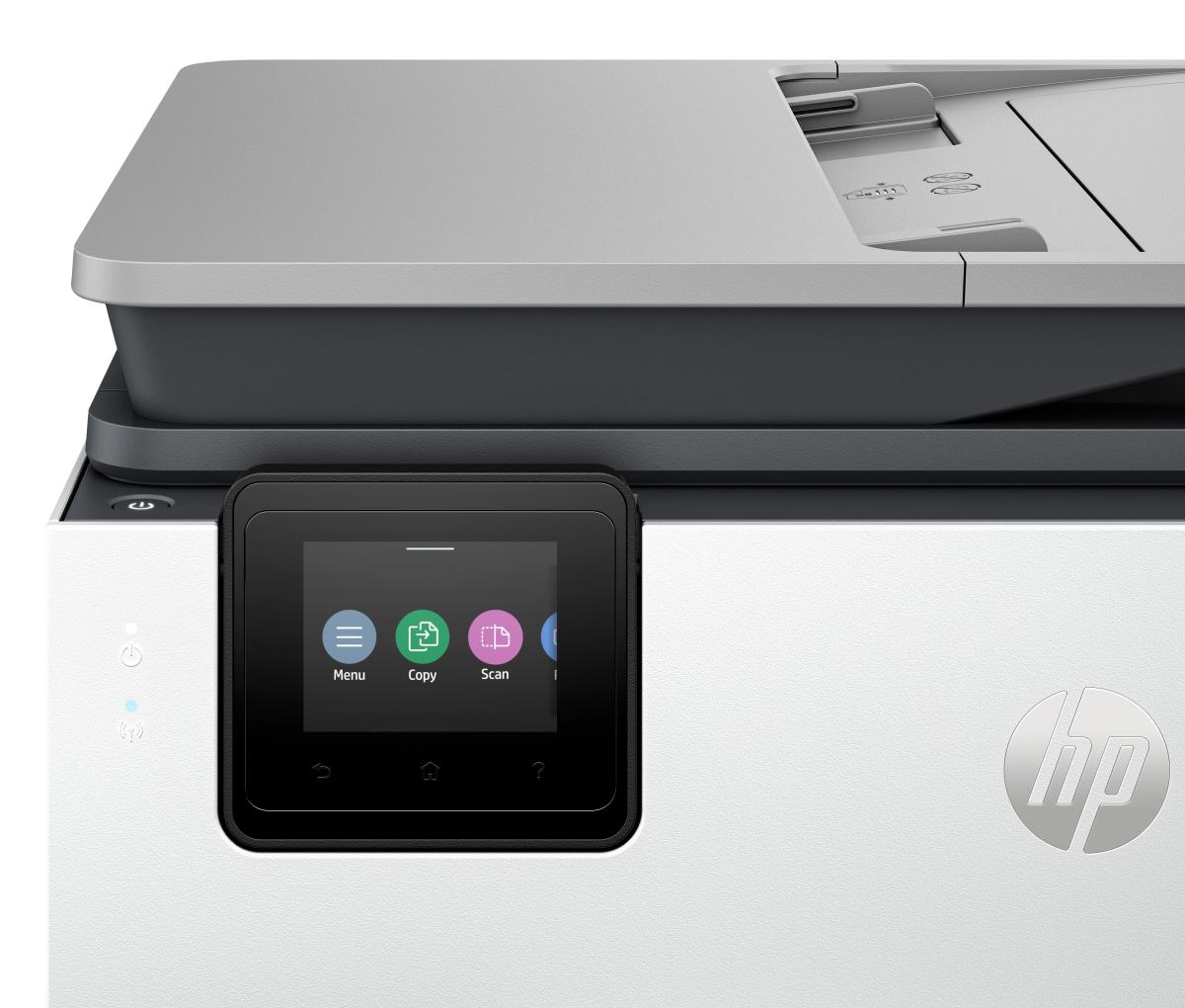 HP Officejet Pro 8122e All-in-One - Multifunction printer - colour - ink-jet - Legal (216 x 356 mm) (original) - A4/Legal (media) - up to 12 ppm (copying) - up to 20 ppm (printing) - 225 sheets - 33.6 Kbps - USB host, Wi-Fi(ac) - light cement