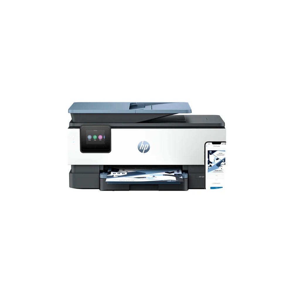 HP Officejet Pro 8125e All-in-One - Multifunction printer - colour - ink-jet - Legal (216 x 356 mm) (original) - A4/Legal (media) - up to 12 ppm (copying) - up to 20 ppm (printing) - 225 sheets - USB 2.0, Wi-Fi(ac), LAN - dark surf blue