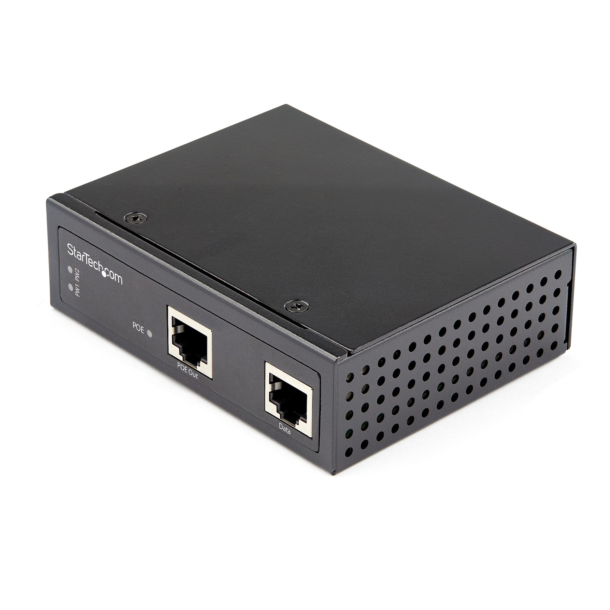 StarTech Industrial Gigabit PoE Injector, High Speed/High Power 90W, 802.3bt PoE++ 48V-56VDC DIN Rail UPoE/Ultra Power Over Ethernet Injector Adapter, -40C to +75C, Rugged, Gigabit PoE - 90W PoE++ Injector (POEINJ1G90W) - PoE injector - 90 Watt - output c